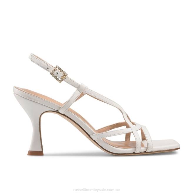 kvinnor beige Russell And Bromley prosecco sandal för kattungar med strappy T4XZ419