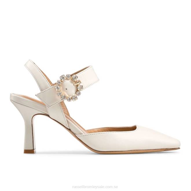 kvinnor beige Russell And Bromley strikt klippt tå domstol T4XZ91