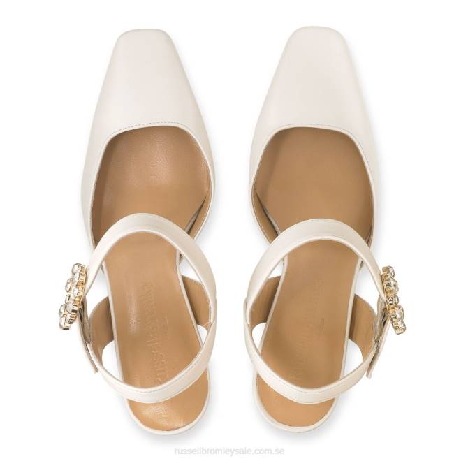 kvinnor beige Russell And Bromley strikt klippt tå domstol T4XZ91