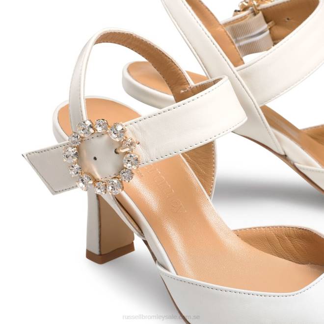 kvinnor beige Russell And Bromley strikt klippt tå domstol T4XZ91