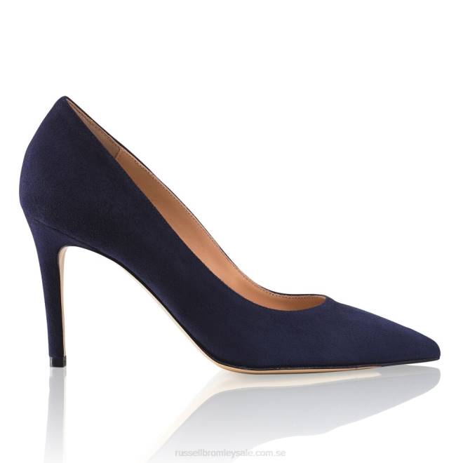kvinnor blå Russell And Bromley 85pump 85mm stilett T4XZ135