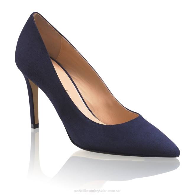 kvinnor blå Russell And Bromley 85pump 85mm stilett T4XZ135