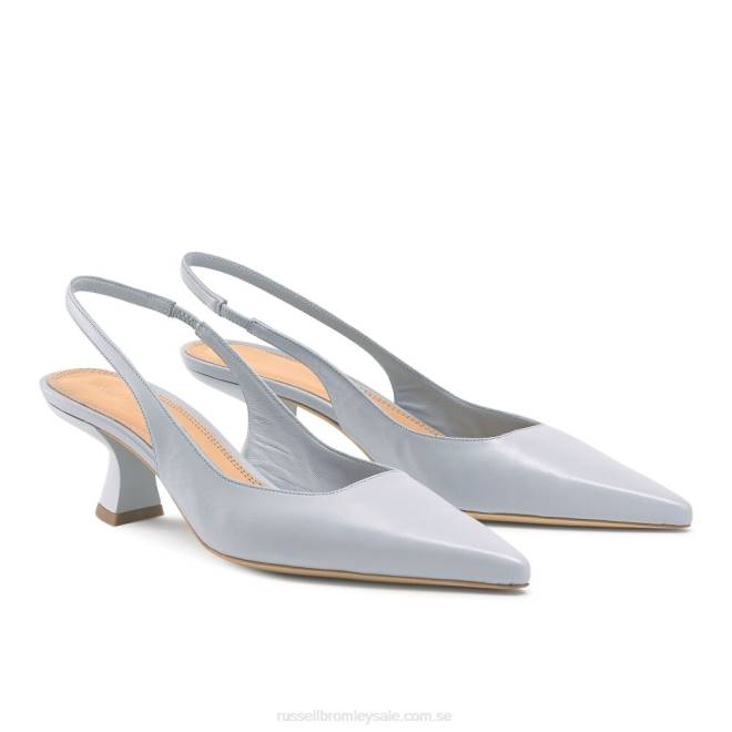 kvinnor blå Russell And Bromley slingpoint slingback punktpump T4XZ90