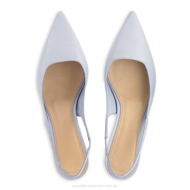 kvinnor blå Russell And Bromley slingpoint slingback punktpump T4XZ90