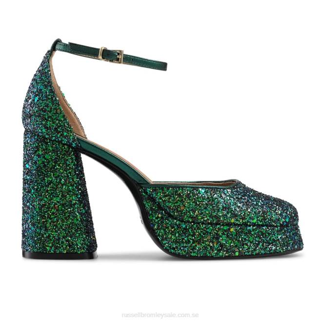 kvinnor grön Russell And Bromley felfri extrem plattform T4XZ99