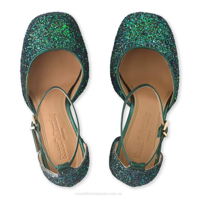 kvinnor grön Russell And Bromley felfri extrem plattform T4XZ99