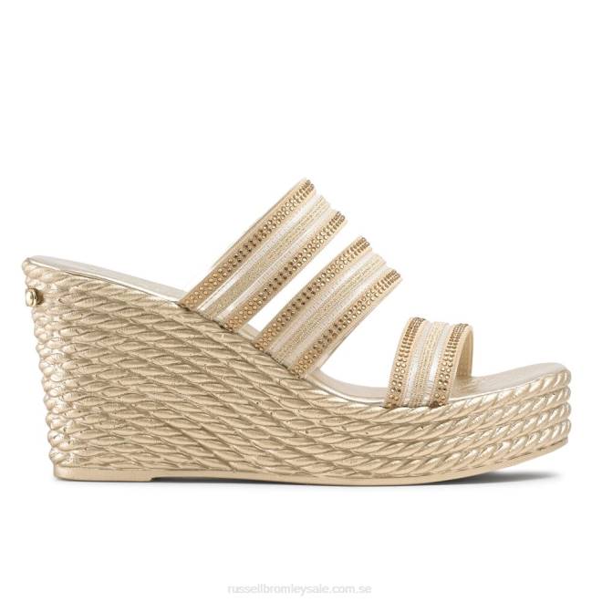 kvinnor guld Russell And Bromley kosmisk trippel remkil T4XZ127