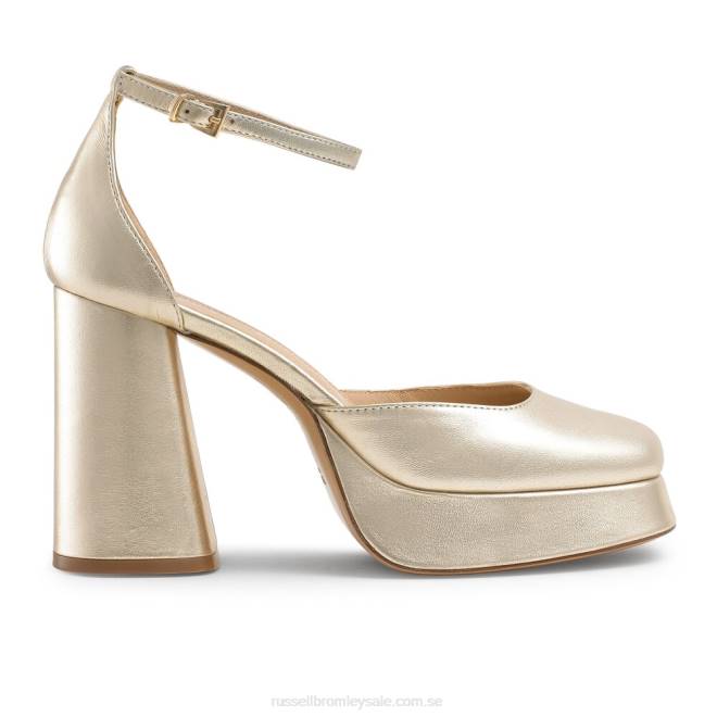 kvinnor metallisk Russell And Bromley felfri extrem plattform T4XZ102