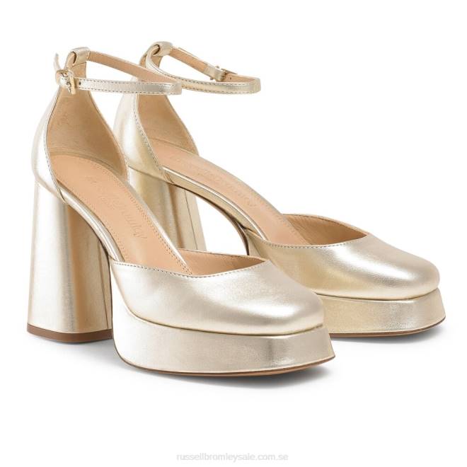 kvinnor metallisk Russell And Bromley felfri extrem plattform T4XZ102