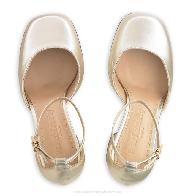 kvinnor metallisk Russell And Bromley felfri extrem plattform T4XZ102