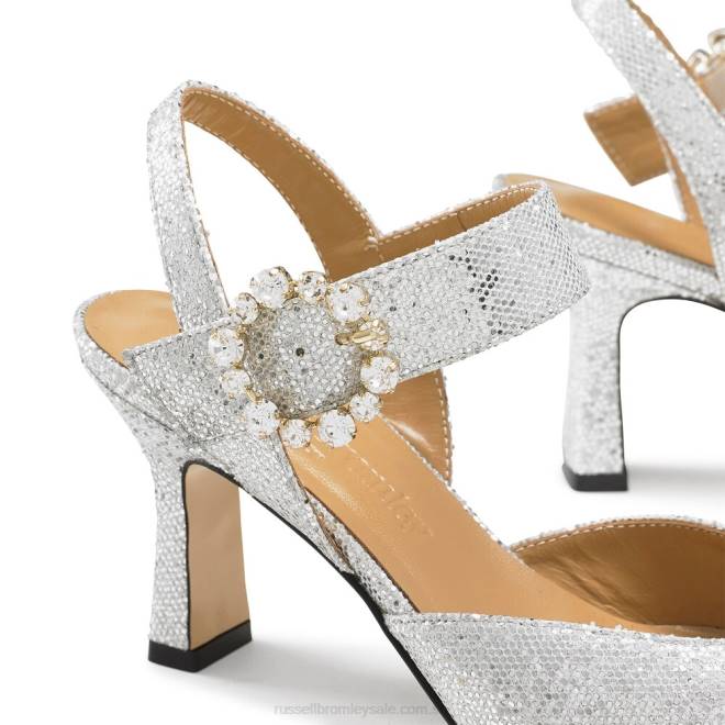 kvinnor metallisk Russell And Bromley strängt utsmyckad domstol T4XZ112