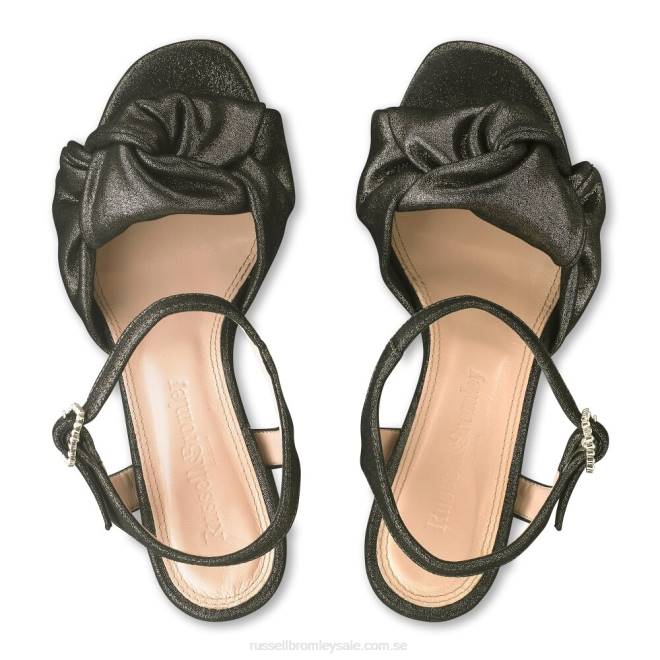 kvinnor metallisk Russell And Bromley topknotch plattformssandal T4XZ166