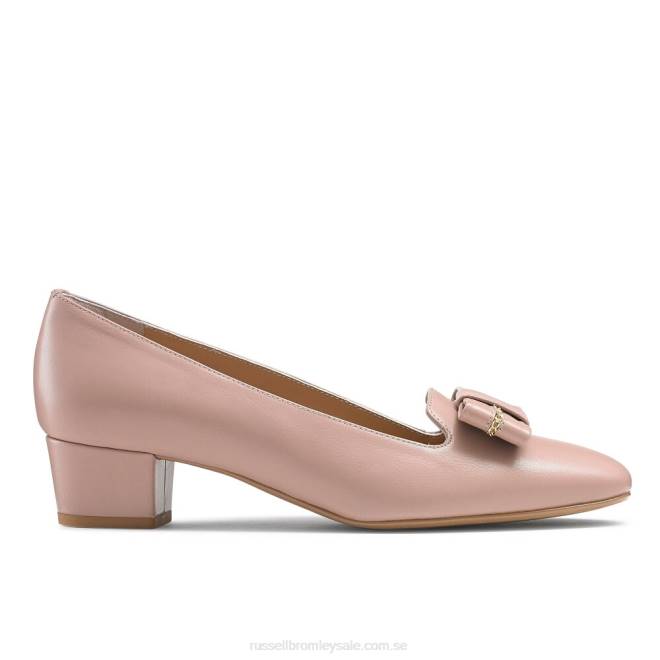 kvinnor rosa Russell And Bromley beau bow trim domstol T4XZ131