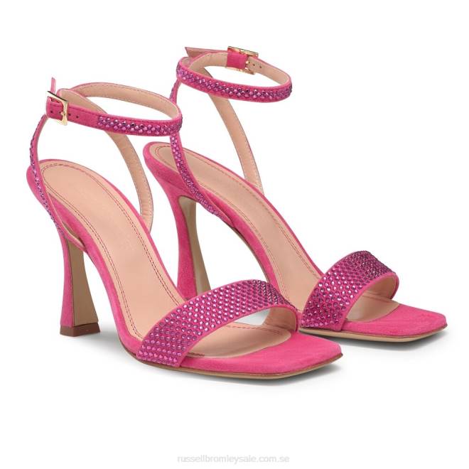 kvinnor rosa Russell And Bromley cosmo sandal med axelband T4XZ186