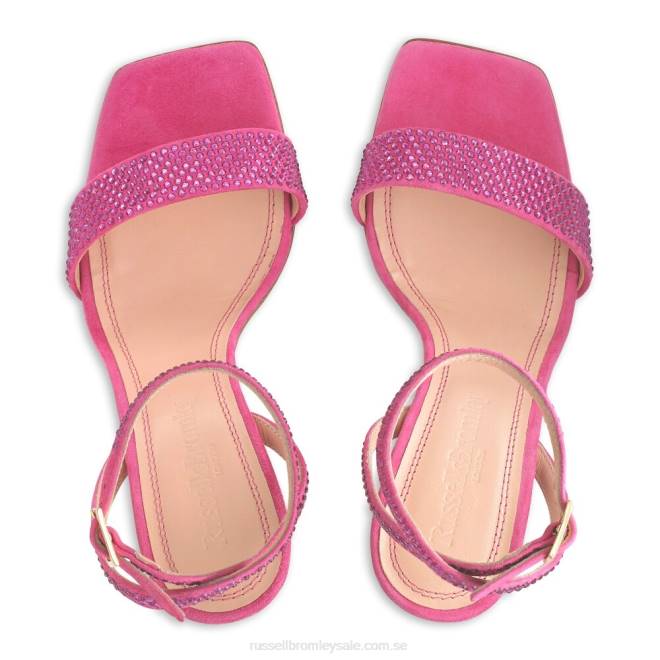 kvinnor rosa Russell And Bromley cosmo sandal med axelband T4XZ186