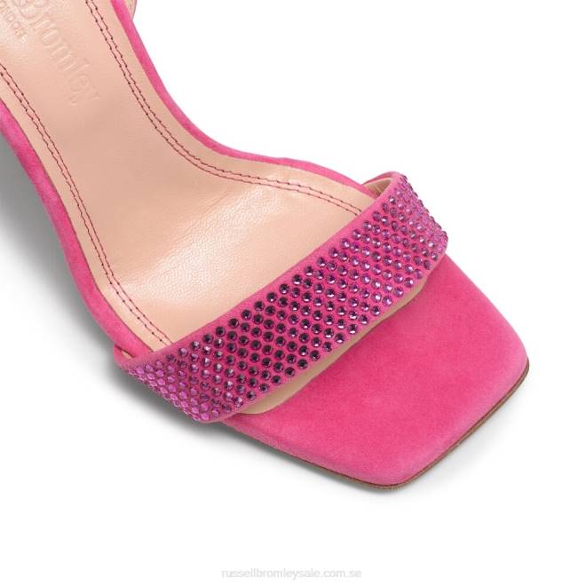 kvinnor rosa Russell And Bromley cosmo sandal med axelband T4XZ186