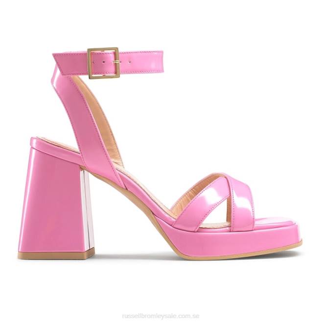 kvinnor rosa Russell And Bromley groovybaby plattformssandal T4XZ143