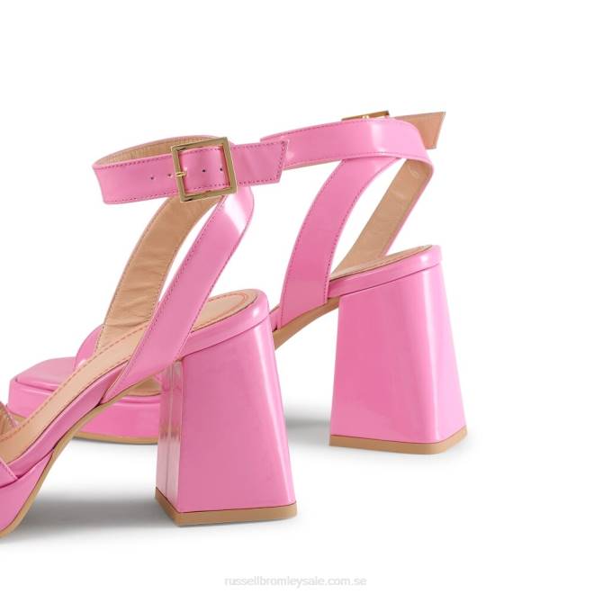 kvinnor rosa Russell And Bromley groovybaby plattformssandal T4XZ143