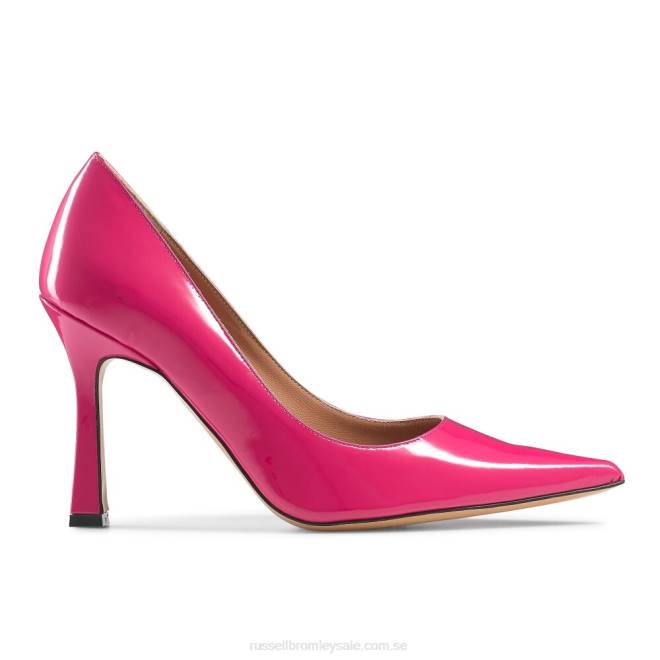 kvinnor rosa Russell And Bromley helpunktspump med klack T4XZ177