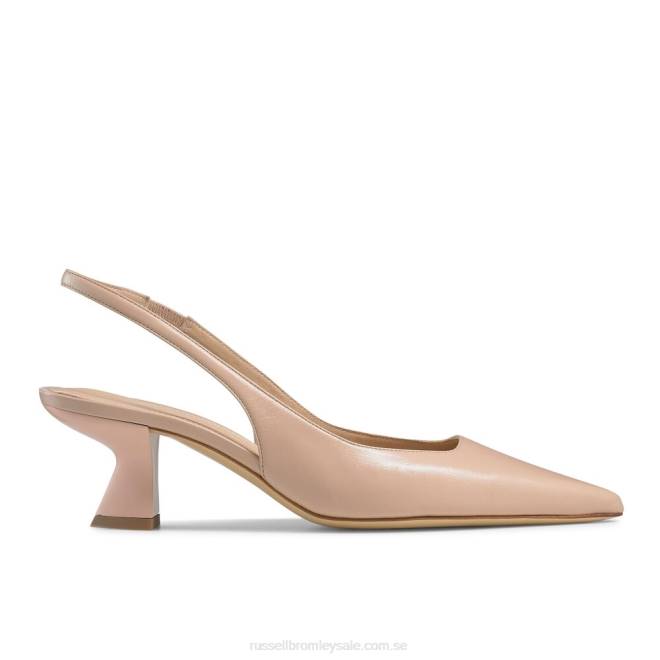 kvinnor rosa Russell And Bromley slingpoint sling back point pump T4XZ89