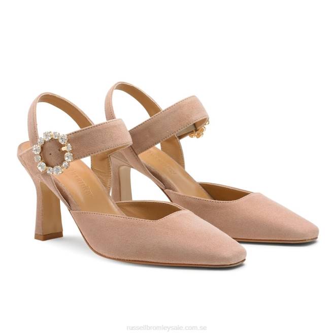 kvinnor rosa Russell And Bromley strängt utsmyckad domstol T4XZ92