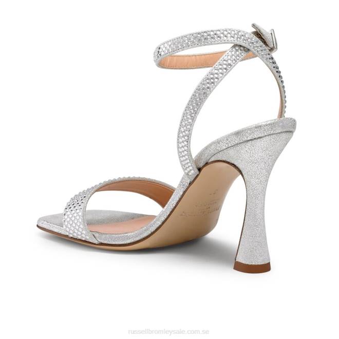 kvinnor silver Russell And Bromley cosmo sandal med axelband T4XZ168