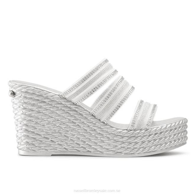kvinnor silver Russell And Bromley kosmisk trippel remkil T4XZ129