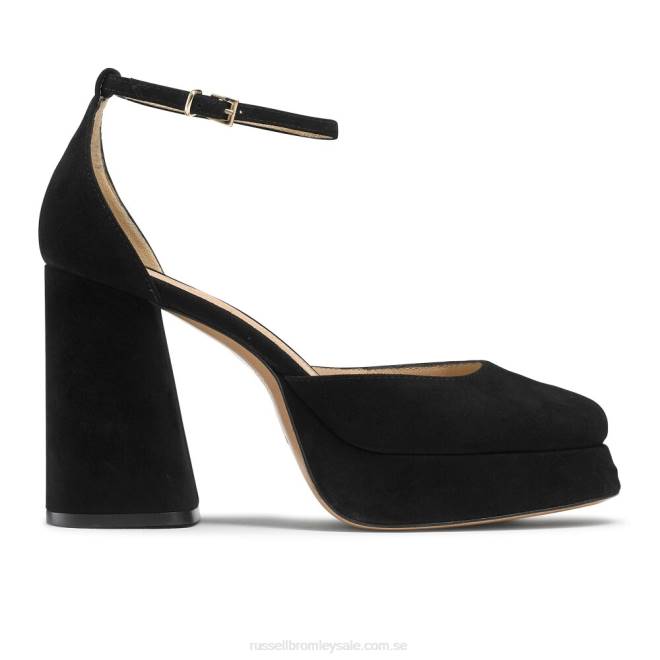 kvinnor svart Russell And Bromley felfri extrem plattform T4XZ101