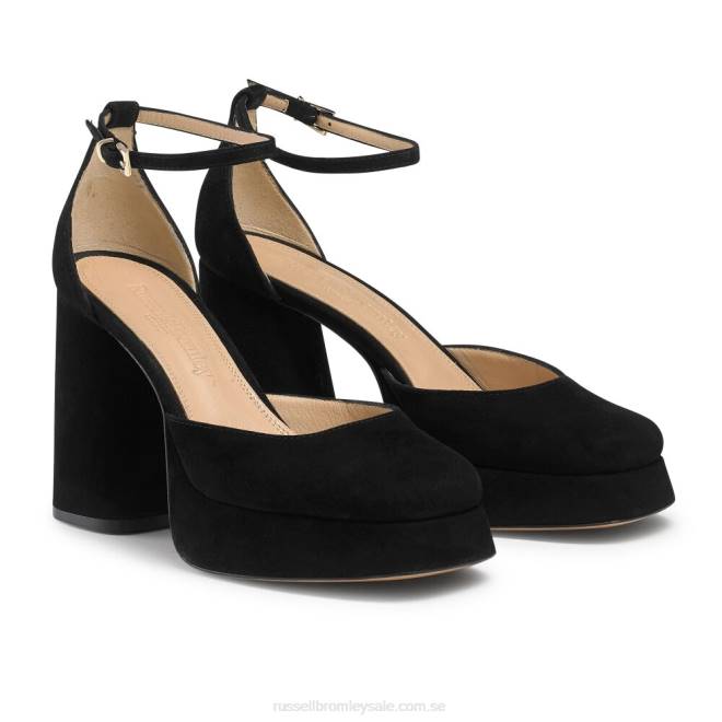 kvinnor svart Russell And Bromley felfri extrem plattform T4XZ101