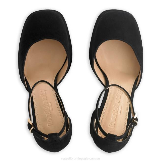 kvinnor svart Russell And Bromley felfri extrem plattform T4XZ101