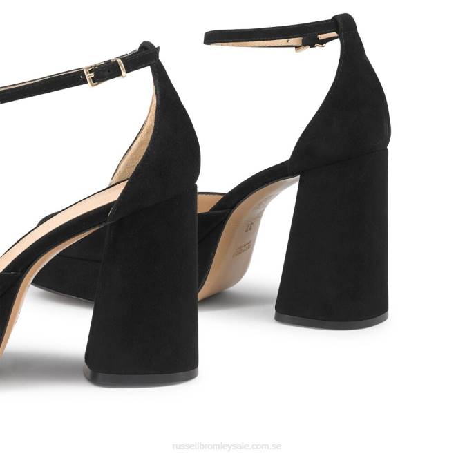 kvinnor svart Russell And Bromley felfri extrem plattform T4XZ101