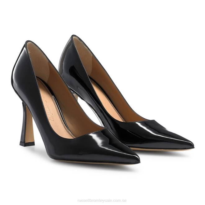 kvinnor svart Russell And Bromley full point hälpump T4XZ105