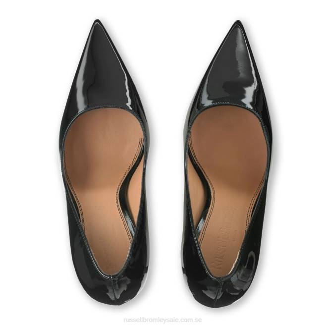 kvinnor svart Russell And Bromley full point hälpump T4XZ105