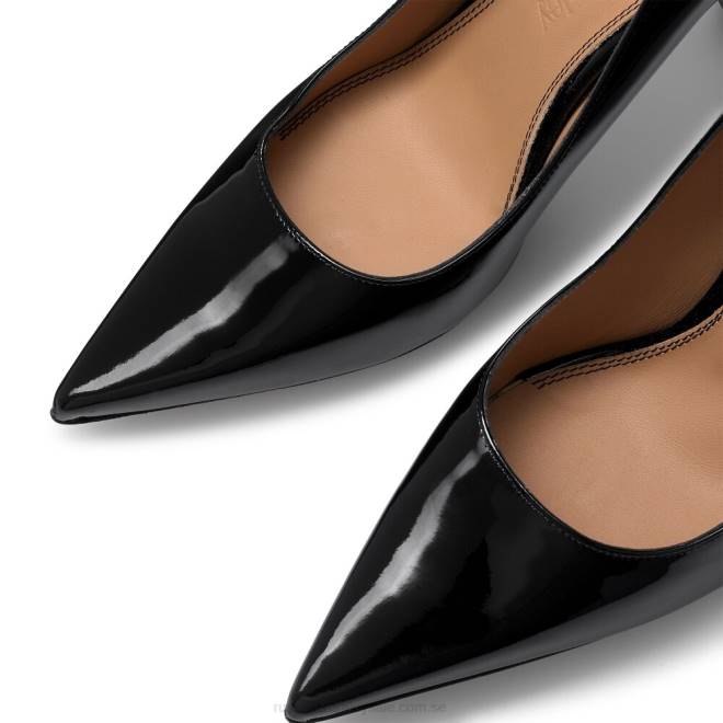 kvinnor svart Russell And Bromley full point hälpump T4XZ105