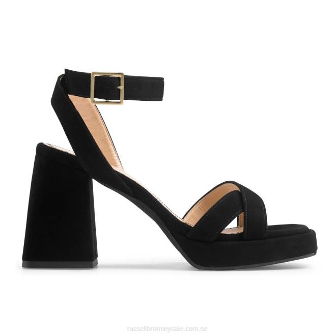 kvinnor svart Russell And Bromley groovybaby plattformssandal T4XZ96