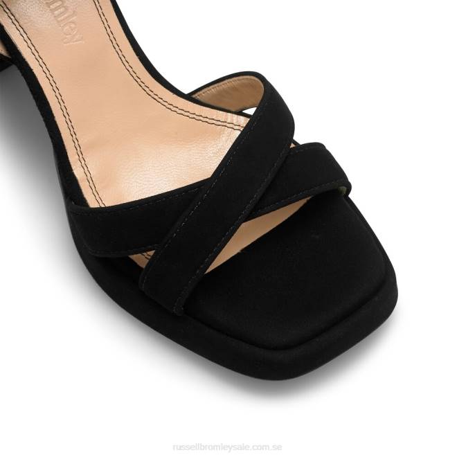 kvinnor svart Russell And Bromley groovybaby plattformssandal T4XZ96