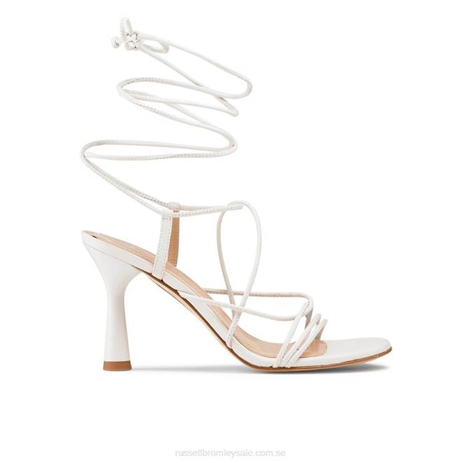 kvinnor vit Russell And Bromley dragon sandal med strappy rund tå T4XZ174