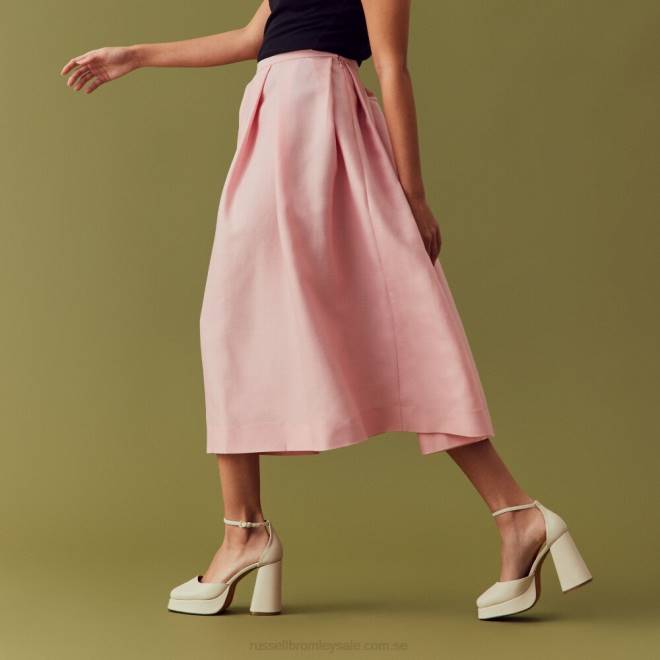 kvinnor vit Russell And Bromley felfri extrem plattform T4XZ100
