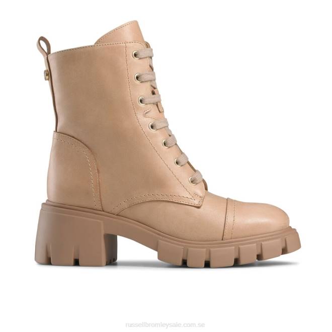 kvinnor brun Russell And Bromley laceabout klacksko med snörning T4XZ345