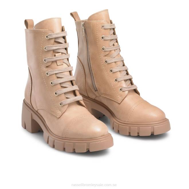 kvinnor brun Russell And Bromley laceabout klacksko med snörning T4XZ345