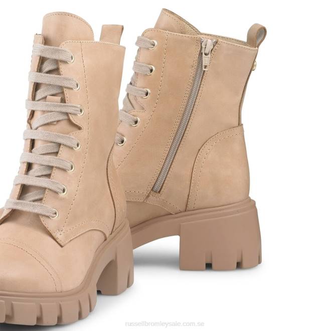 kvinnor brun Russell And Bromley laceabout klacksko med snörning T4XZ345