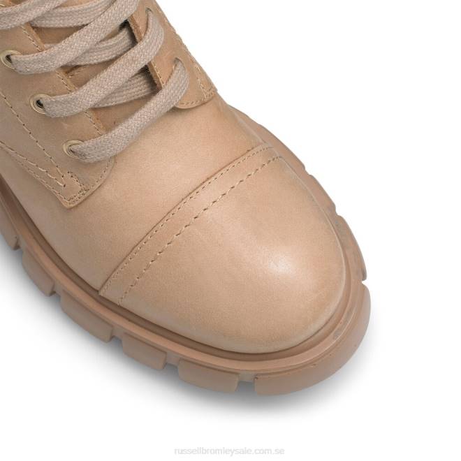 kvinnor brun Russell And Bromley laceabout klacksko med snörning T4XZ345