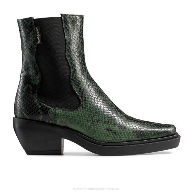 kvinnor grön Russell And Bromley nashville western chelsea boot T4XZ332