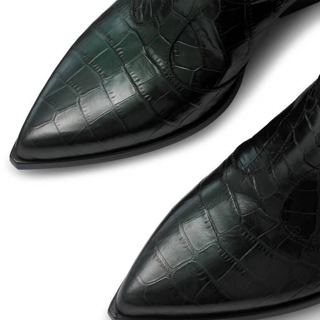 kvinnor grön Russell And Bromley salong knähög western T4XZ362