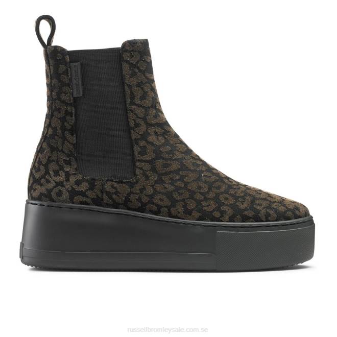 kvinnor metallisk Russell And Bromley park way sneaker chelsea boot T4XZ86
