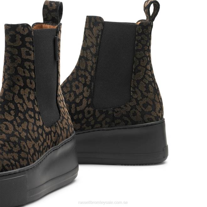 kvinnor metallisk Russell And Bromley park way sneaker chelsea boot T4XZ86