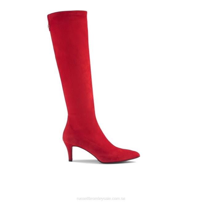 kvinnor röd Russell And Bromley hotlegs knähög sockstövel T4XZ369