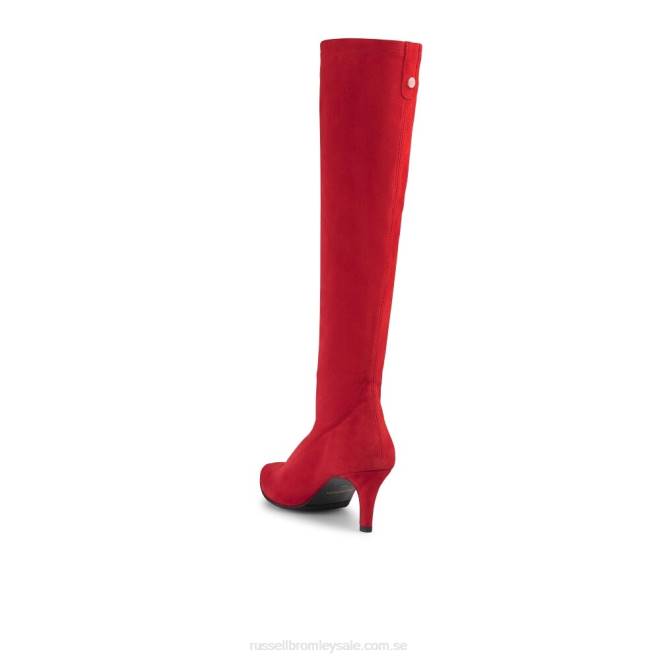 kvinnor röd Russell And Bromley hotlegs knähög sockstövel T4XZ369