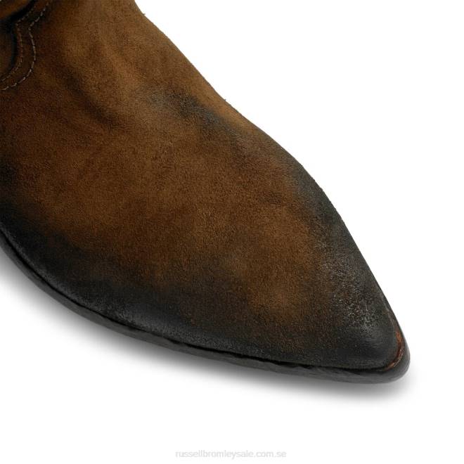 kvinnor solbränna Russell And Bromley vilda västern broderad western T4XZ360