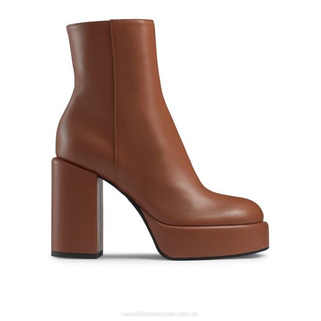 kvinnor solbränna Russell And Bromley webster stövel med rund tå T4XZ325